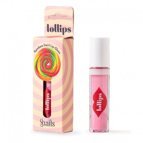 Lollips Rainbow Swirl Lip Gloss - Snails