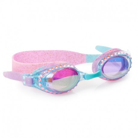 Glitter og diamanter svømmebrille - Blå - Bling2O