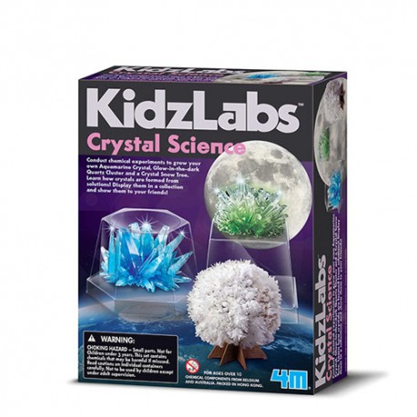 Gro 3 forskellige krystaller - KidzLabs - 4M