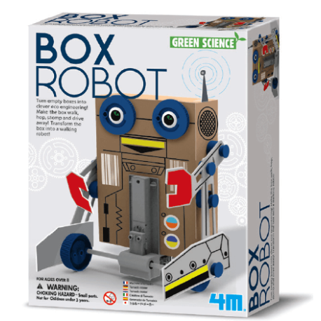 Byg din egen papkasse robot - Green Science - 4M