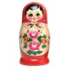 7 stk. Babushka dukker - Rød