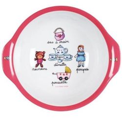 Dyb tallerken - Pink serie