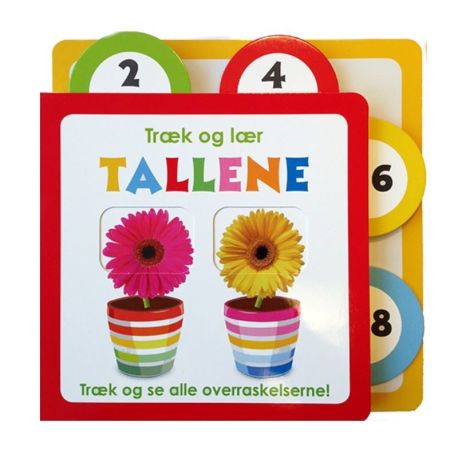 Træk og lær TALLENE - Papbog - Alvilda 