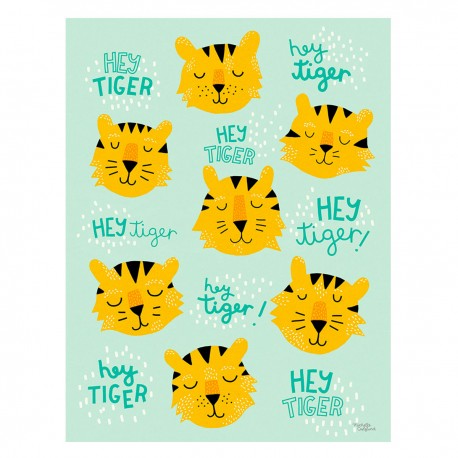 Michelle Carlslund plakat - Hey Tiger