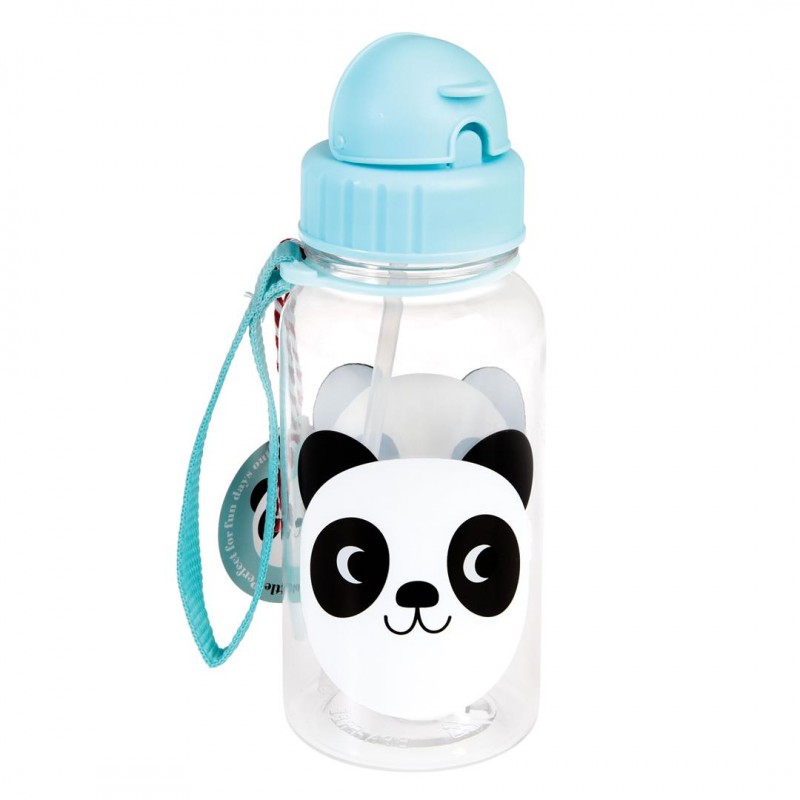 overskridelsen Opførsel frokost Panda - Drikkeflaske med sugerør - Rex London
