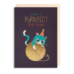 Have a Purr-perct Birthday - Kort & kuvert - Lagom