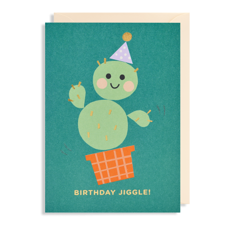 Birthday Jiggle! - Kort & kuvert - Lagom