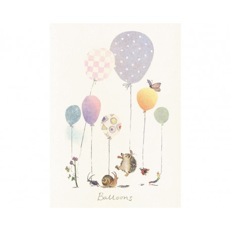 Balloner - Kort med kuvert