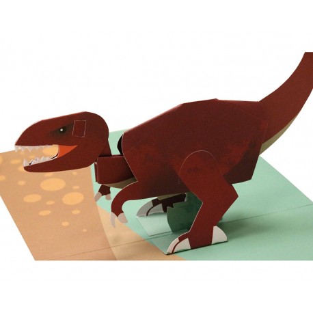 Tyrannosaurus - Pop-up kort & kuvert - 2ToTango