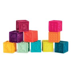 Bløde klodser - Mint - B. Toys