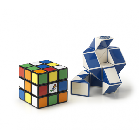 Rubiks Cube 3 x 3 & Magisk slange - Samleboks