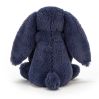 Marineblå kanin - Mellem bashful bamse - Jellycat