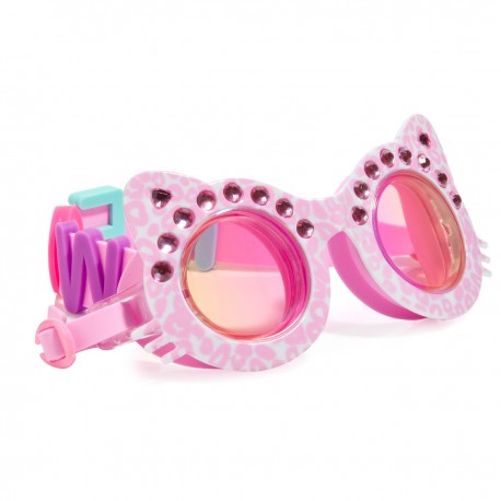 Lyserød kat - Svømmebrille - Bling2O