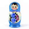 6 stk. Babushka dukker - Babyblå