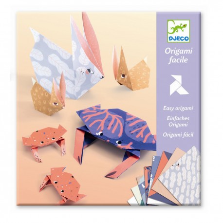 Søde dyrefamilier - Origami - Kreativt legetøj - Djeco