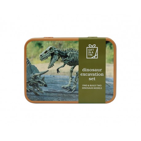 Dinosaur udgravningssæt - Gift in a tin