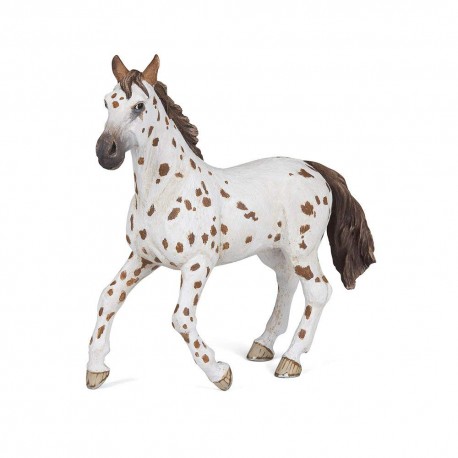 Brun & hvid hest - Figur - Papo