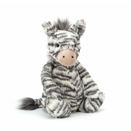 Zebra - Mellem Bashful bamse - Jellycat