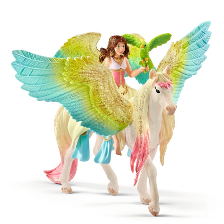 Fe Surah & hest med glimmer - Figur - Schleich