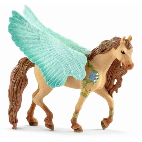 Udsmykket Pegasus hingst - Figur - Schleich