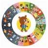 Bjørnens dag - Cirkel puslespil - Djeco