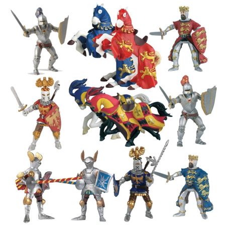 Ridder figurer 2 - Mini figurer i rør - Papo