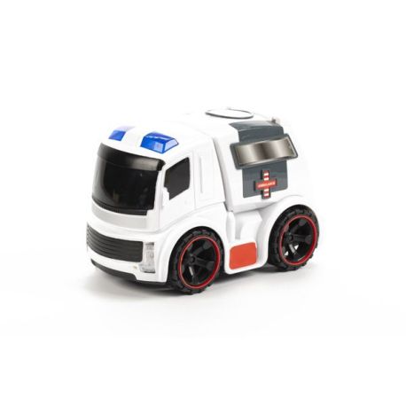 Ambulance med lys og lyd