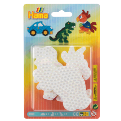 Dinosaur, bil og fugl - Midi stiftplader - Hama