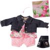 Roser & prikker tøjsæt - Dukketøj (42-46 cm) - Götz