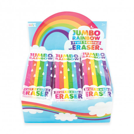 Jumbo Rainbow - Kæmpe viskelæder med frugtduft - ooly