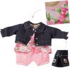 Roser & prikker tøjsæt - Dukketøj (30-33 cm) - Götz