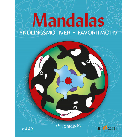 Yndlingsmotiver - Malebog fra 4 år - Mandalas