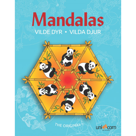 Vilde dyr malebog - Mandalas