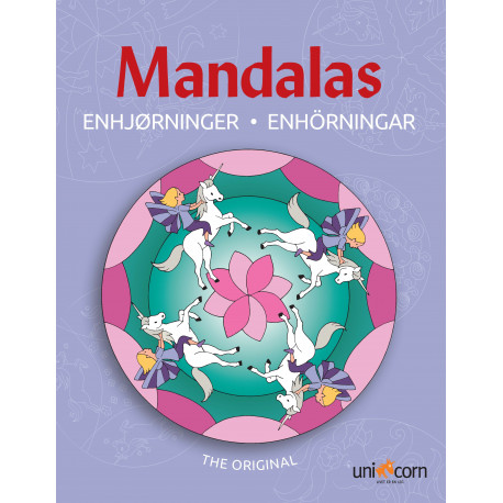 Enhjørninger malebog - Mandalas