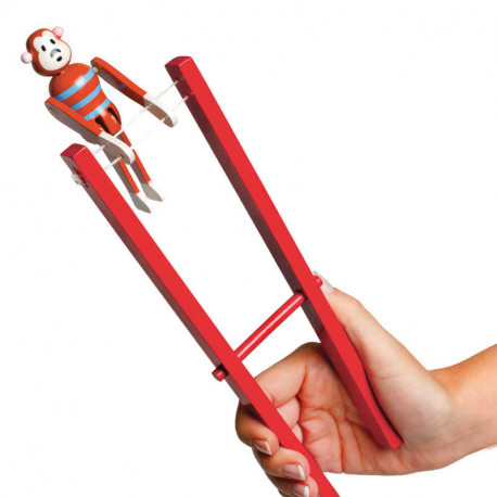 Akrobat abe - Retro legetøj - Tobar