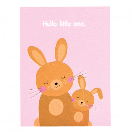 Hello little one - Bunny - Kort