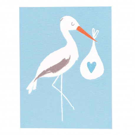 Blue baby - Stork - Kort