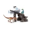 Dino-grotte med 3 dinosaurer - Schleich 