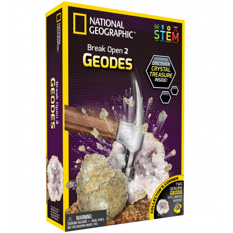 Grav efter Geode krystaller - National Geographic Break Open 2 Geodes