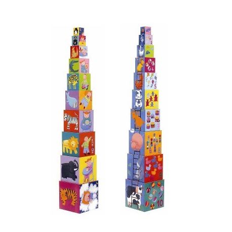 Funny blocks stabletårn - 10 kasser