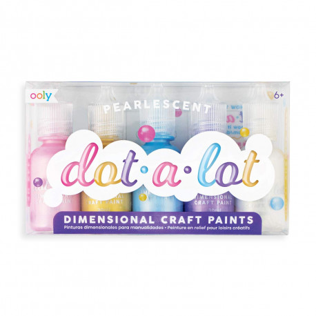 Dot-A-Lot Puffy maling - PerlemorMetallic farver - Ooly