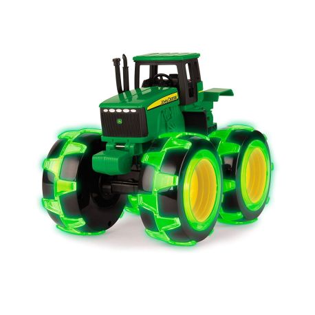 Monster Treads traktor med lysende hjul - John Deere