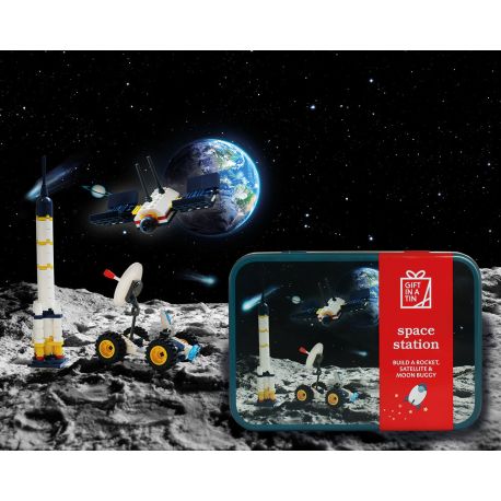 Byg en rumstation - Gift in a tin