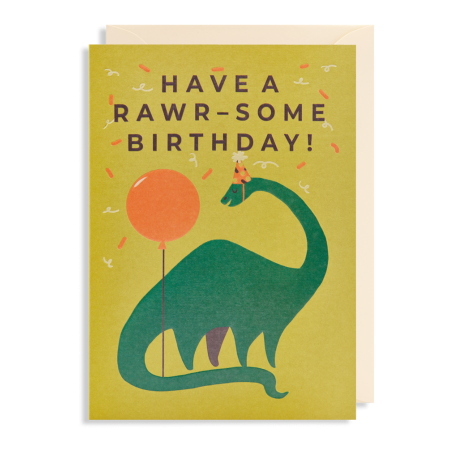 Have a rawr-some birthday! - Kort & kuvert - Lagom