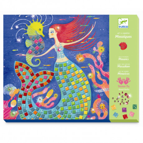Havfruernes sang - Mosaikker med glimmer - Djeco 