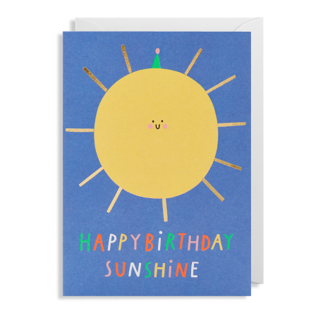 Happy Birthday Sunshine - Kort & kuvert - Lagom