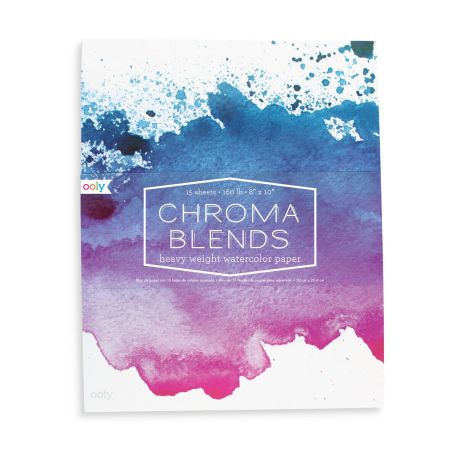 Chroma Blends maleblok til vandfarver - Ooly