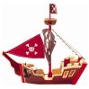 Stort piratskib i træ - Arty Toys