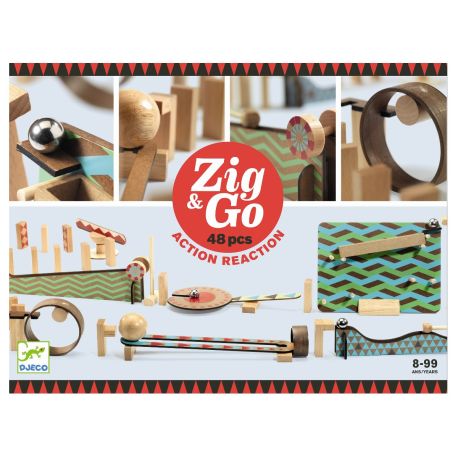 Zig & Go kuglebane - 48 dele - Djeco