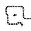 Vejens konge 40 dele - Fleksibel vejbane i rågummi - Waytoplay
